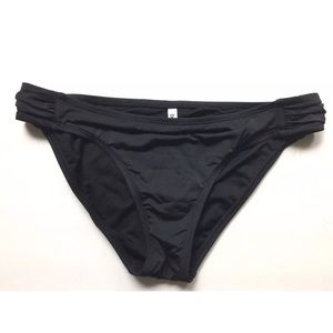 Bar III Women's Shirred Side Hipster Bikini Bottom